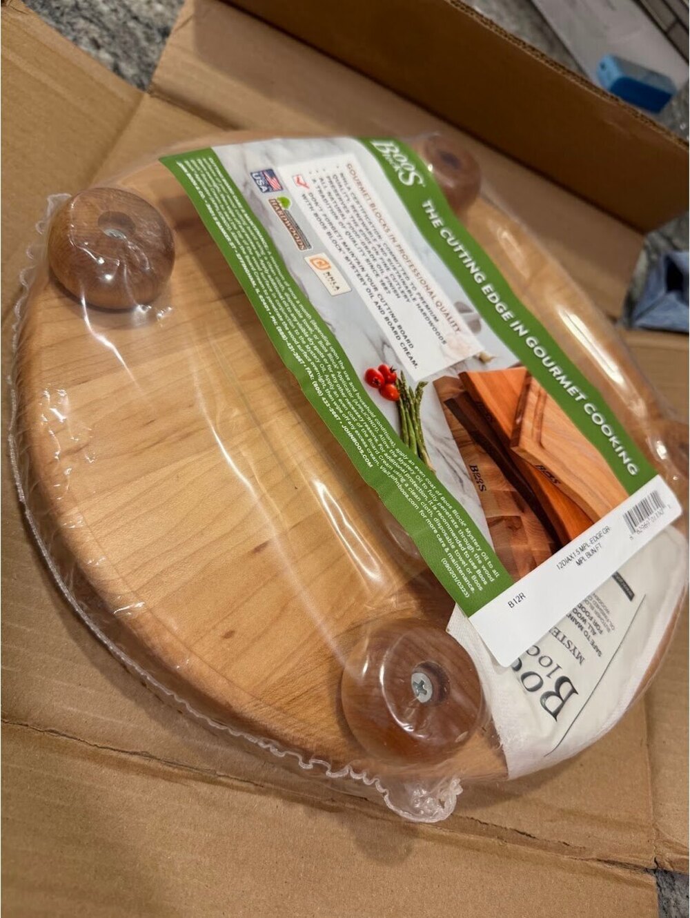 John Boos B12R Maple Cutting Board Care Set NEW